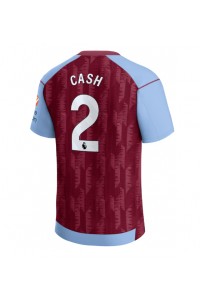 Aston Villa Matty Cash #2 Jalkapallovaatteet Kotipaita 2023-24 Lyhythihainen